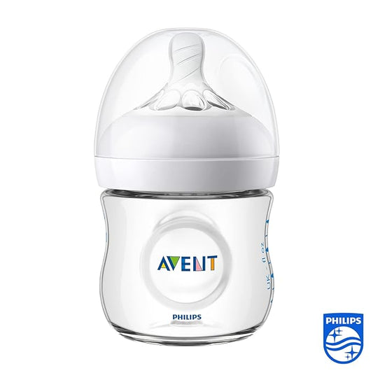 Avent Natural Plastic Feeding Bottle - 125 ml