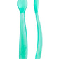 Chicco Soft Silicone Spoon Pack of 2 - Green