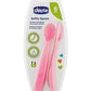 Chicco Soft Silicone Spoon Pack Of 2 - Pink