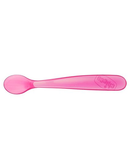 Chicco Soft Silicone Spoon Pack Of 2 - Pink