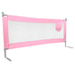 LuvLap Bed Rail Guard for Baby / Kids Safety, 180cm x 72 cm, Portable & Foldable, baby safety essential, Adjustable Height, fits all bed sizes (Pink - without print)